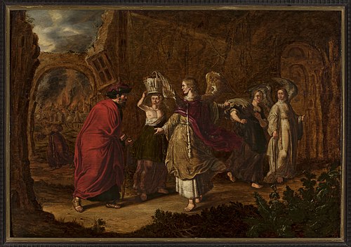 Lot Fleeing from Sodom, 1620, Jan Tengnagel