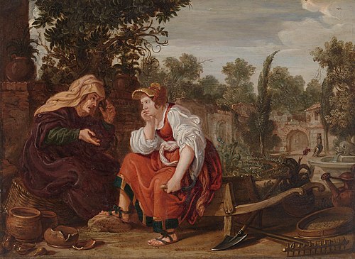 Vertumnus and Pomona, 1617, Jan Tengnagel