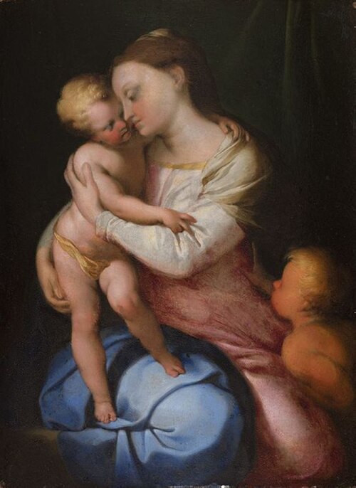 La Vierge, l'Enfant Jésus et saint Jean-Baptiste, 1652, Lubin Baugin