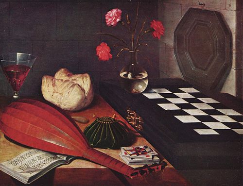 Nature morte à l’échiquier, 1625, Lubin Baugin