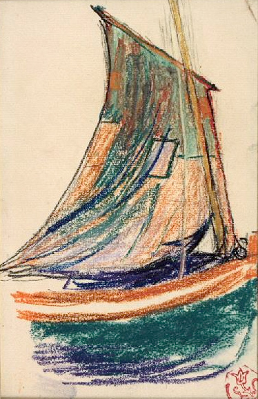 Voiliers sur la mer, , Émile Schuffenecker