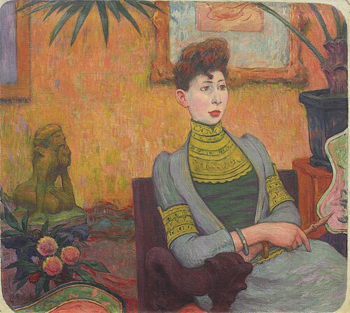 Portrait de Madame Champsaur, 1890, Émile Schuffenecker