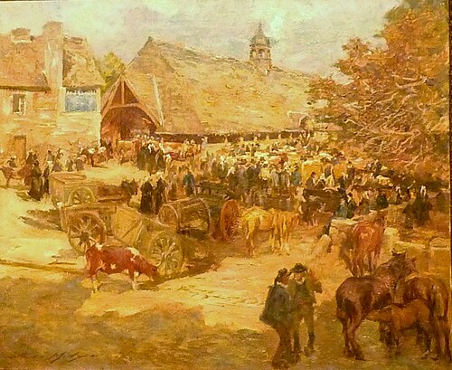 Effet de soleil un jour de foire, 1913, Arthur Midy