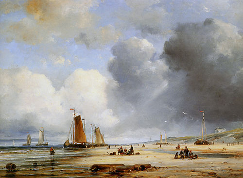 Beach View With Boats, , Ary Pleijsier