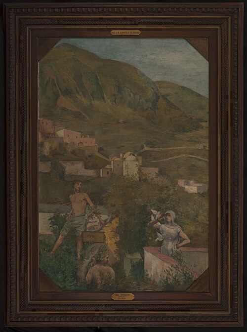 Ischia, scène antique, 1879, Ary Renan