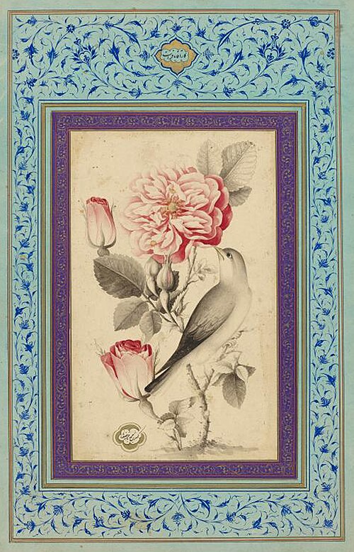 Roses and Nightingale, , Muhammad Baqir