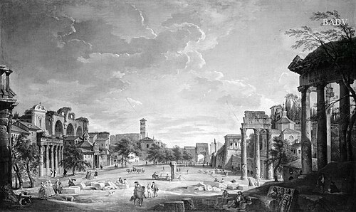 Das Forum Romanum, 1717, Giovanni Paolo Panini