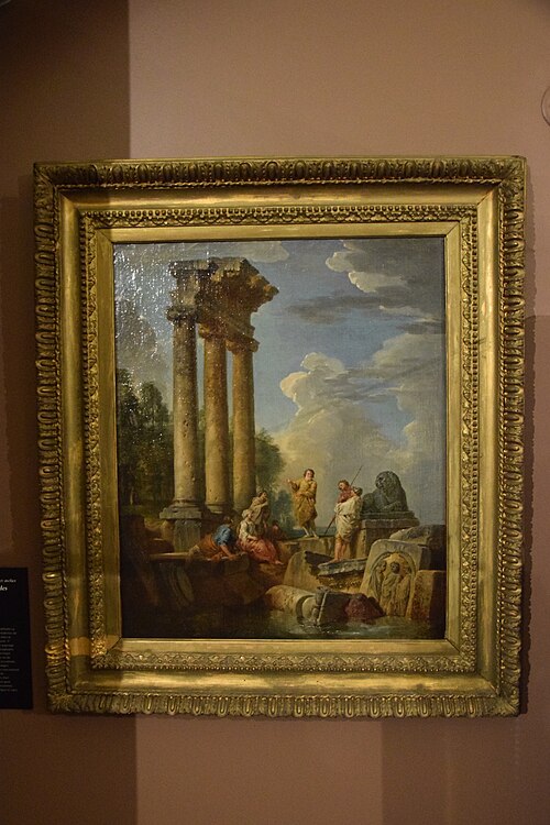 Prédicateur de les ruines antiques, 1750, Giovanni Paolo Panini