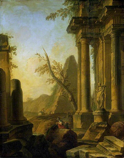 Classical Ruins with Soldiers, , Giovanni Paolo Panini