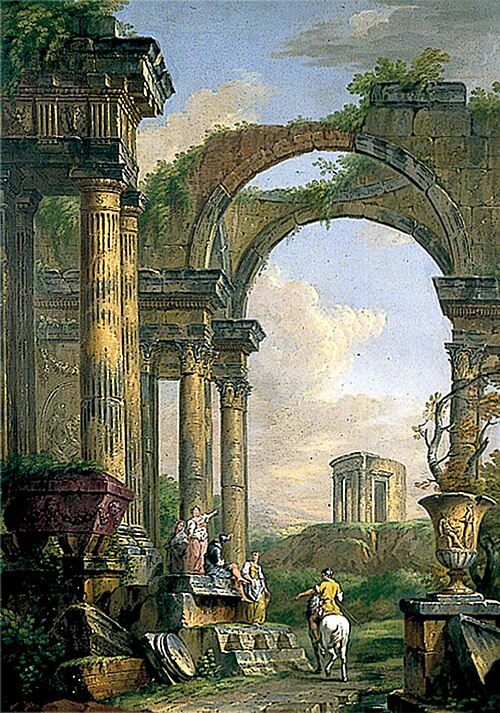 Classical Ruins, 1735, Giovanni Paolo Panini
