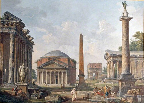 Ruins of Rome, 1741, Giovanni Paolo Panini