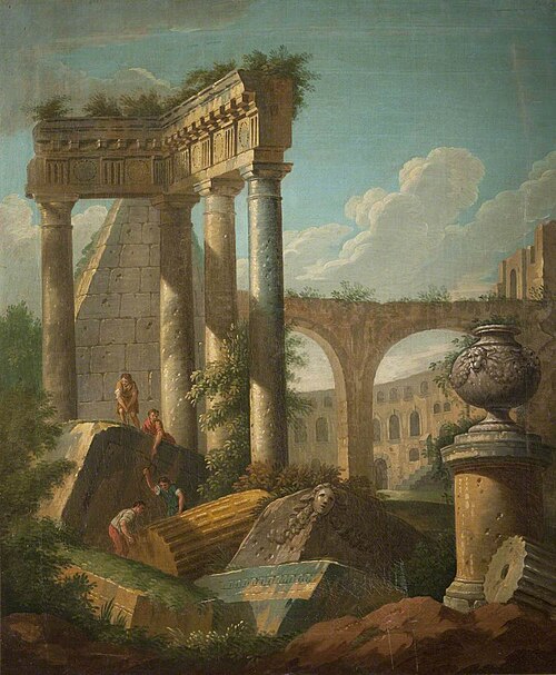 Classical Scene (Ruined Temple), , Giovanni Paolo Panini