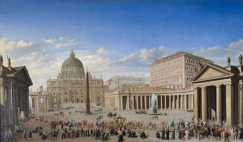 St Peter's, Rome, , Giovanni Paolo Panini