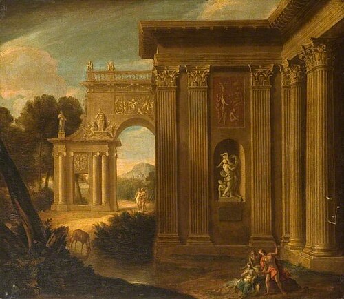Classical Landscape, , Giovanni Paolo Panini