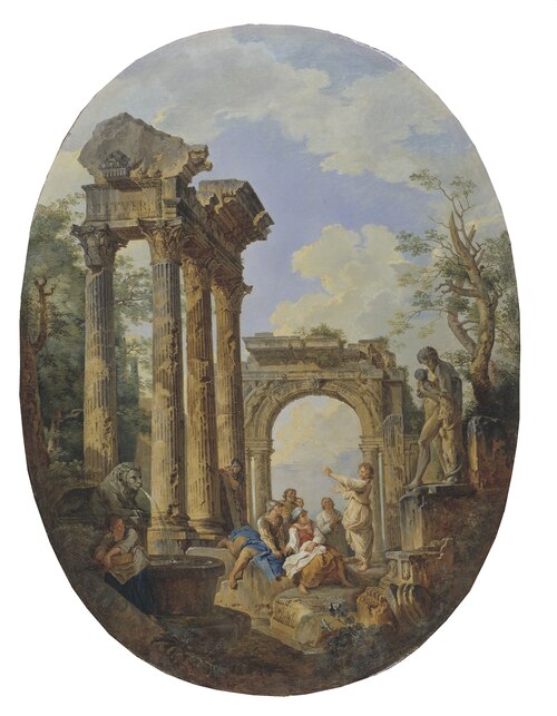 Roman Ruins, 1734, Giovanni Paolo Panini