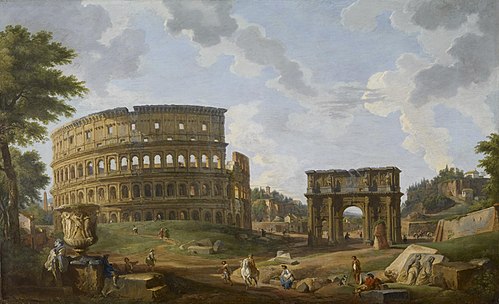 View of the Colosseum, 1747, Giovanni Paolo Panini