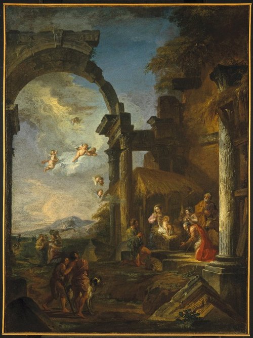 Adoration of the Shepherds, 1755, Giovanni Paolo Panini