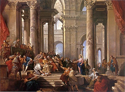 Christ among the Doctors, 1743, Giovanni Paolo Panini