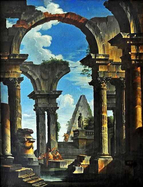 Roman Ruins (2), 1701, Giovanni Paolo Panini