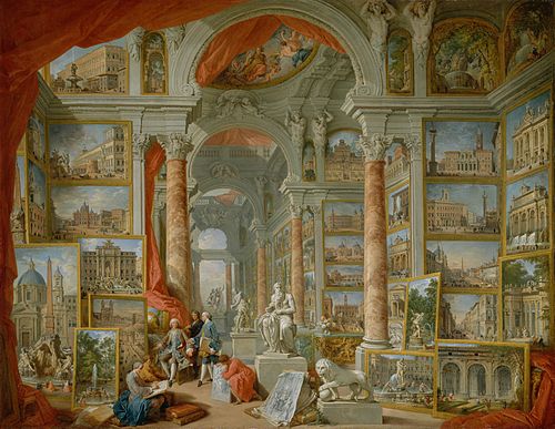 Modern Rome, 1757, Giovanni Paolo Panini