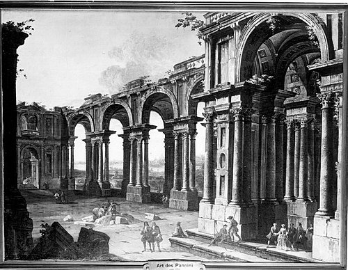 Architekturbild (Art des), 1728, Giovanni Paolo Panini