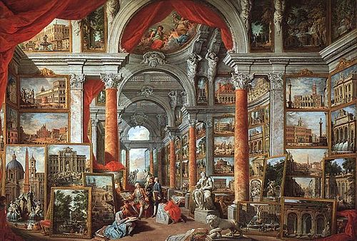 Modern Rome (series of 4), 1754, Giovanni Paolo Panini