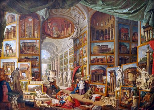 Ancient Rome (series of 4), , Giovanni Paolo Panini