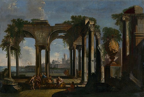 Saint Paul Preaching in Campagna, 1730, Giovanni Paolo Panini
