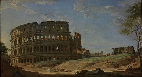 The Colosseum, 1750, Giovanni Paolo Panini
