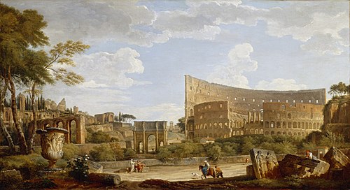 View of the Colosseum, 1735, Giovanni Paolo Panini