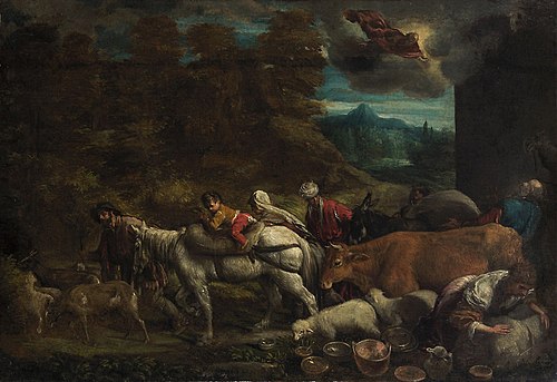 Aufbruch Abrahams ins gelobte Land, 1584, Girolamo da Ponte