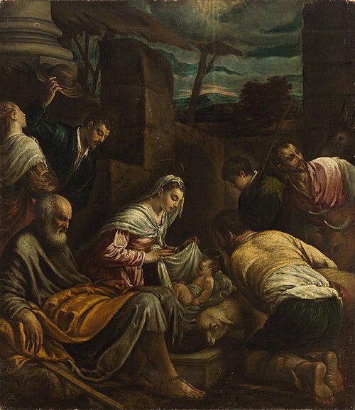 Anbetung der Hirten, 1593, Girolamo da Ponte