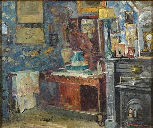 View of an interior, 1932, Guillaume Van Strydonck