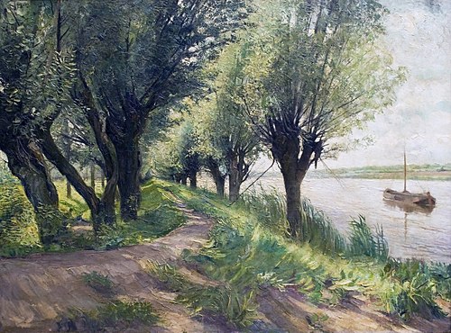 Saules aux bords de l'Escaut, 1909, Guillaume Van Strydonck
