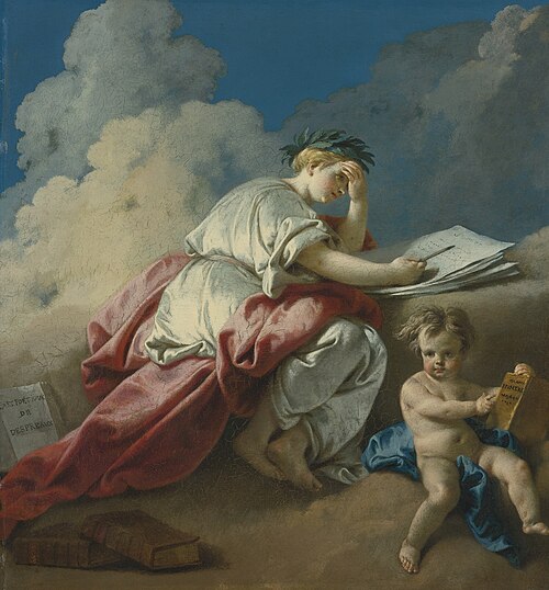 An Allegory of Poetry, 1750, Auger Lucas