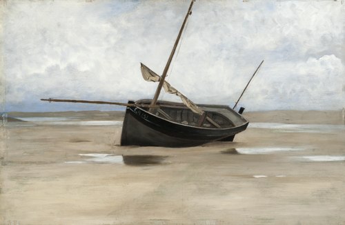 Boat on Shore, 1881, August Hagborg