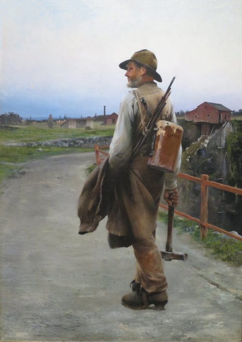 A Miner, 1880, August Hagborg