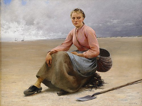 Ostronplockerska - Bretagne, , August Hagborg