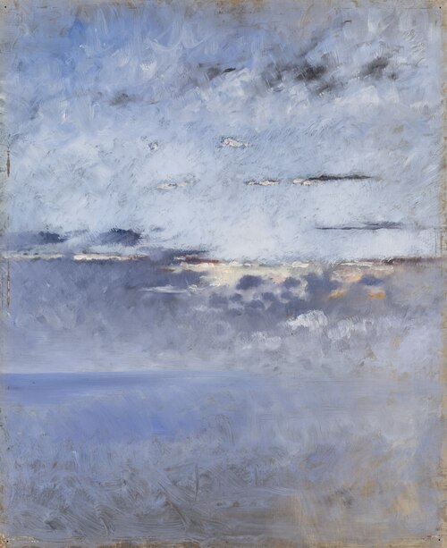 Sea and Clouds, 1881, August Hagborg