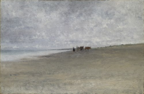 Hazy Weather by the Sea, 1884, August Hagborg