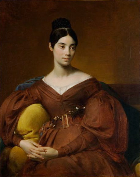 Portrait de Madame Félix Crucy, 1850, Auguste-Hyacinthe Debay