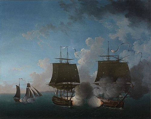 Combat de la Concorde contre la Minerve, 22 août 1778, 1788, Auguste-Louis de Rossel de Cercy