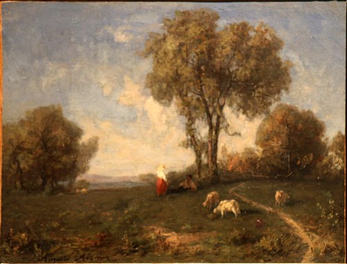 Le passage pris à Riemay, , Auguste Aiguier