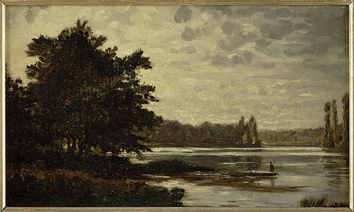 Les Étangs de Commelle, 1873, Auguste Anastasi