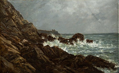 La Côte près de Pont-Aven, 1869, Auguste Anastasi