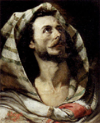 Visage capuchonné, 1837, Auguste Bigand
