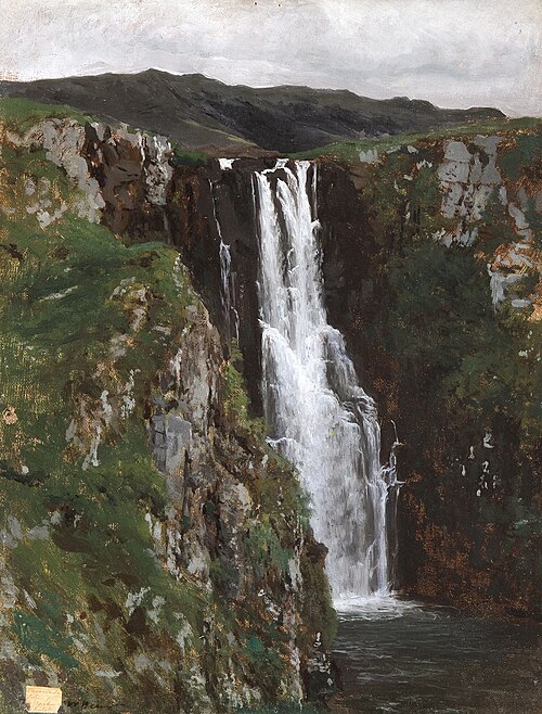Cascade du Sartre près d’Apchon (Cantal), , Auguste Bonheur