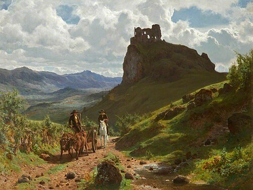 Paysage d'Auvergne, 1852, Auguste Bonheur