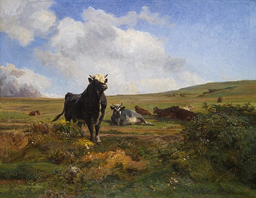 Chef de la harde, 1862, Auguste Bonheur