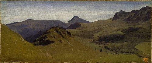 Landscape in Auvergne, 1850, Auguste Bonheur